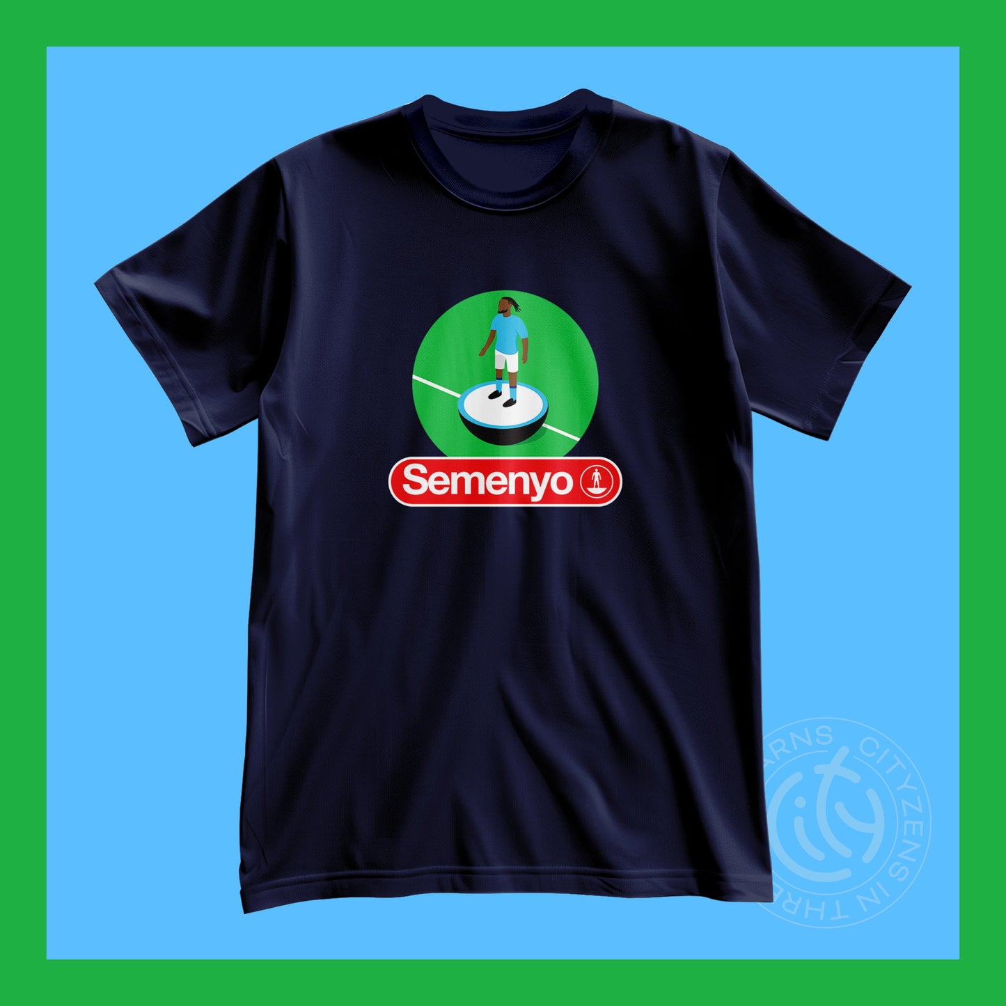 C-I-T-Y Navy Semenyo t-shirt
