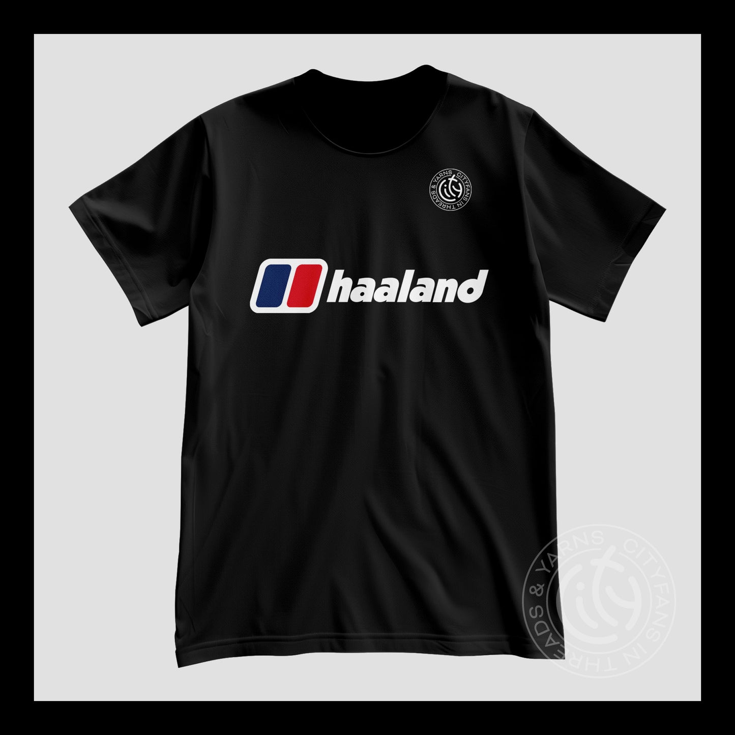 C-I-T-Y Haaland black t-shirt