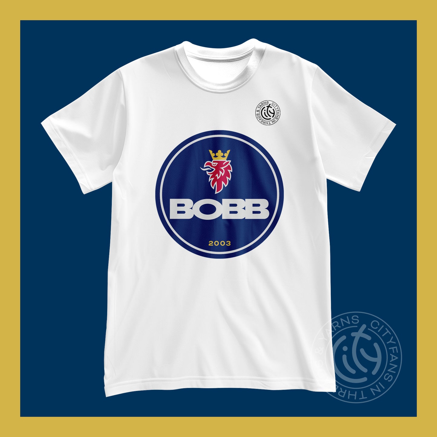 C-I-T-Y Bobb white t-shirt