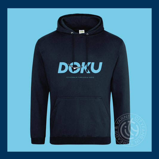 C-I-T-Y Doku navy hoodie