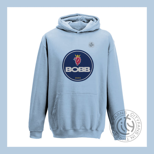 C-I-T-Y Bobb sky blue Kids hoodie