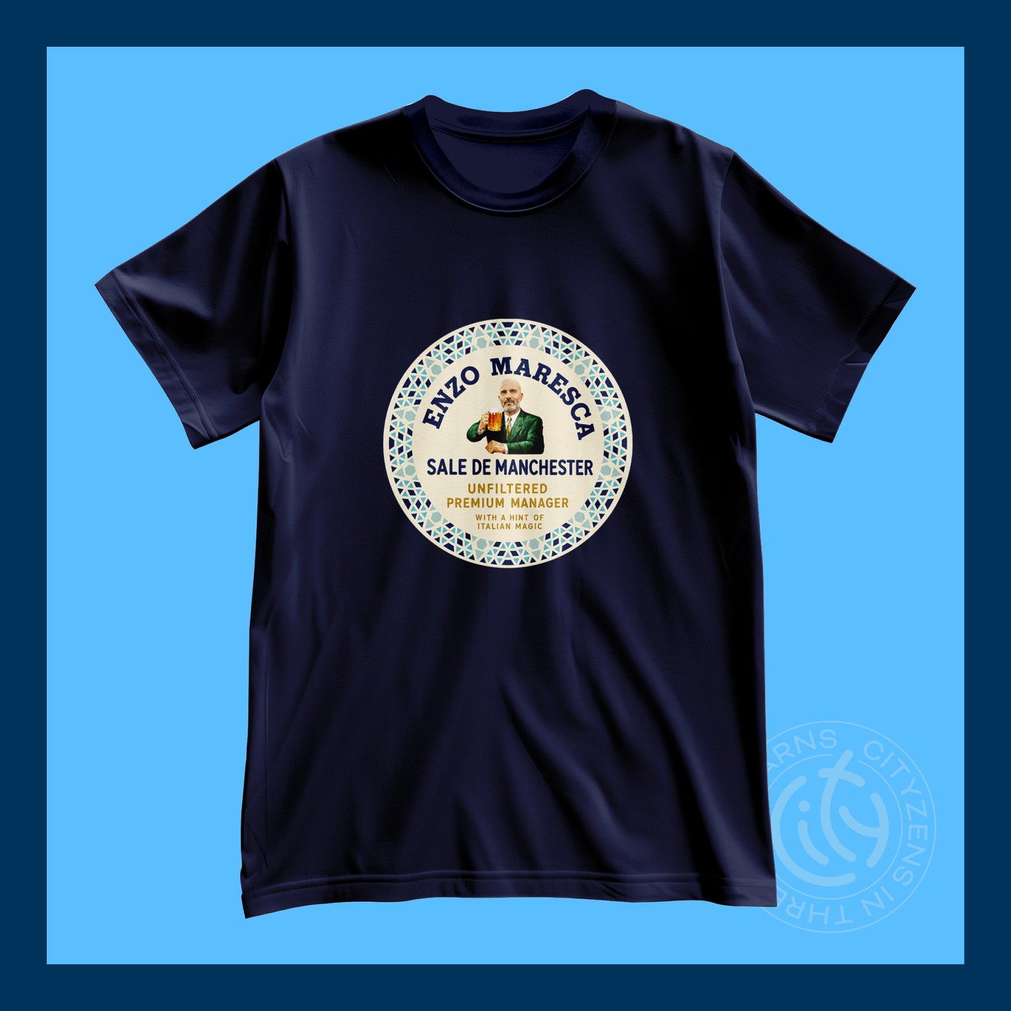 C-I-T-Y Navy Maresca t-shirt