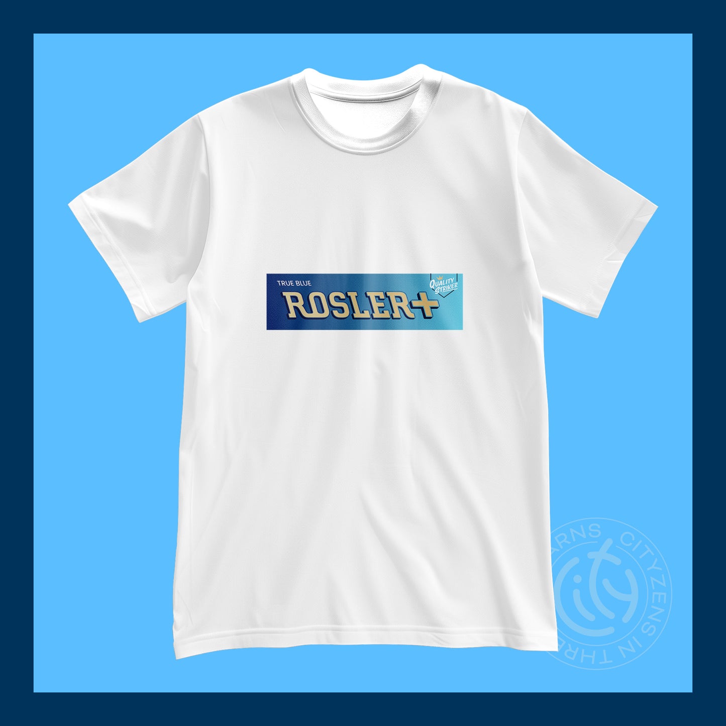 C-I-T-Y Rosler white t-shirt