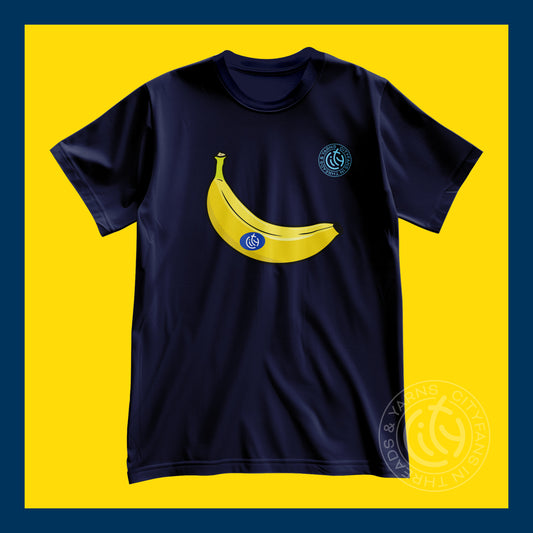 C-I-T-Y Banana navy t-shirt