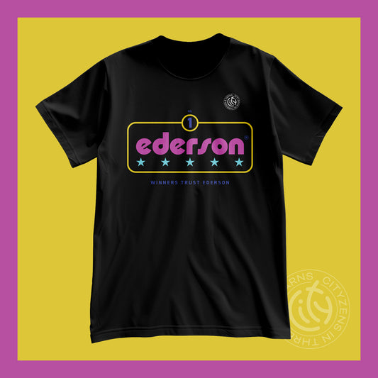 C-I-T-Y Ederson No.1 black t-shirt