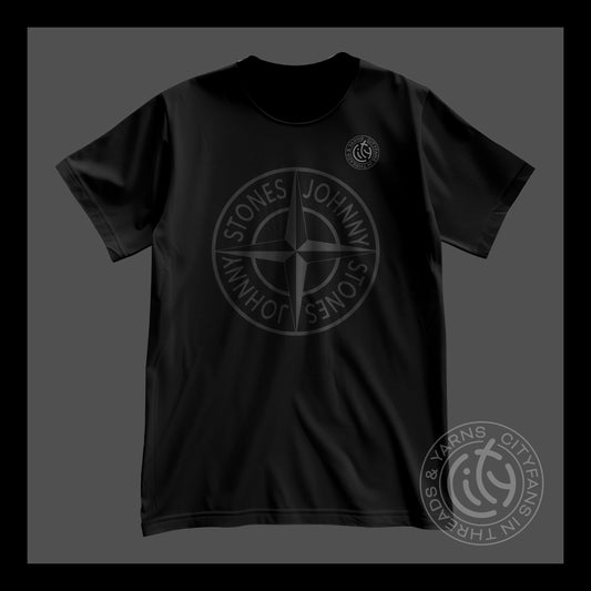 C-I-T-Y Stonesy black t-shirt