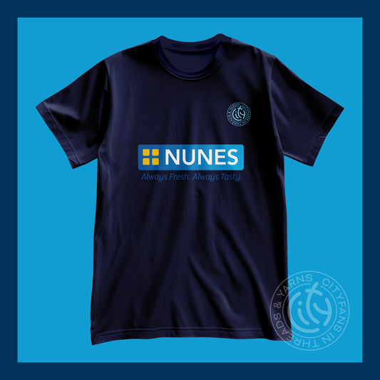 C-I-T-Y Nunes navy t-shirt