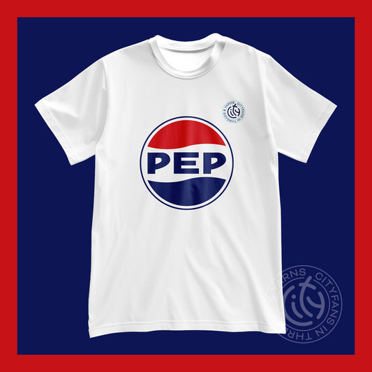 C-I-T-Y Pep white t-shirt