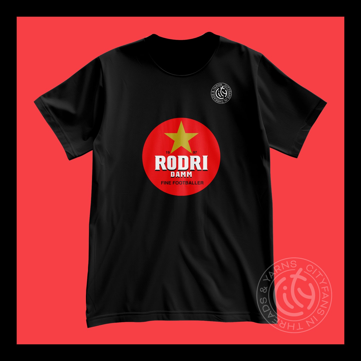 C-I-T-Y Rodri black t-shirt