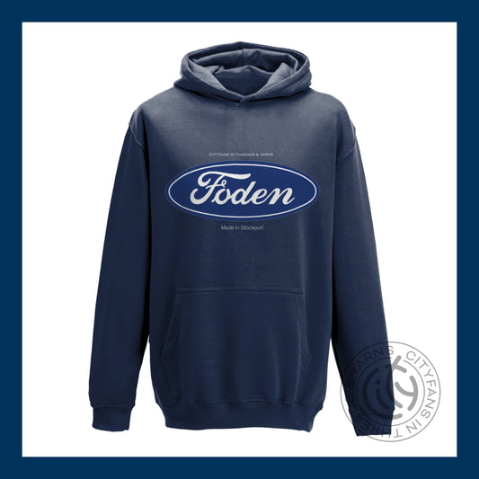 C-I-T-Y Foden navy Kids hoodie