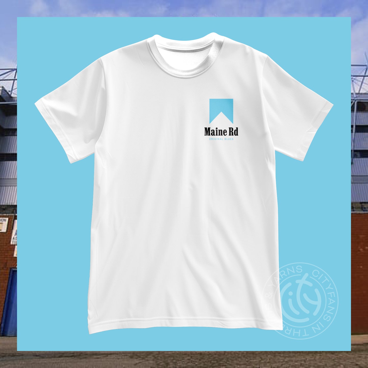 C-I-T-Y Maine Road white t-shirt