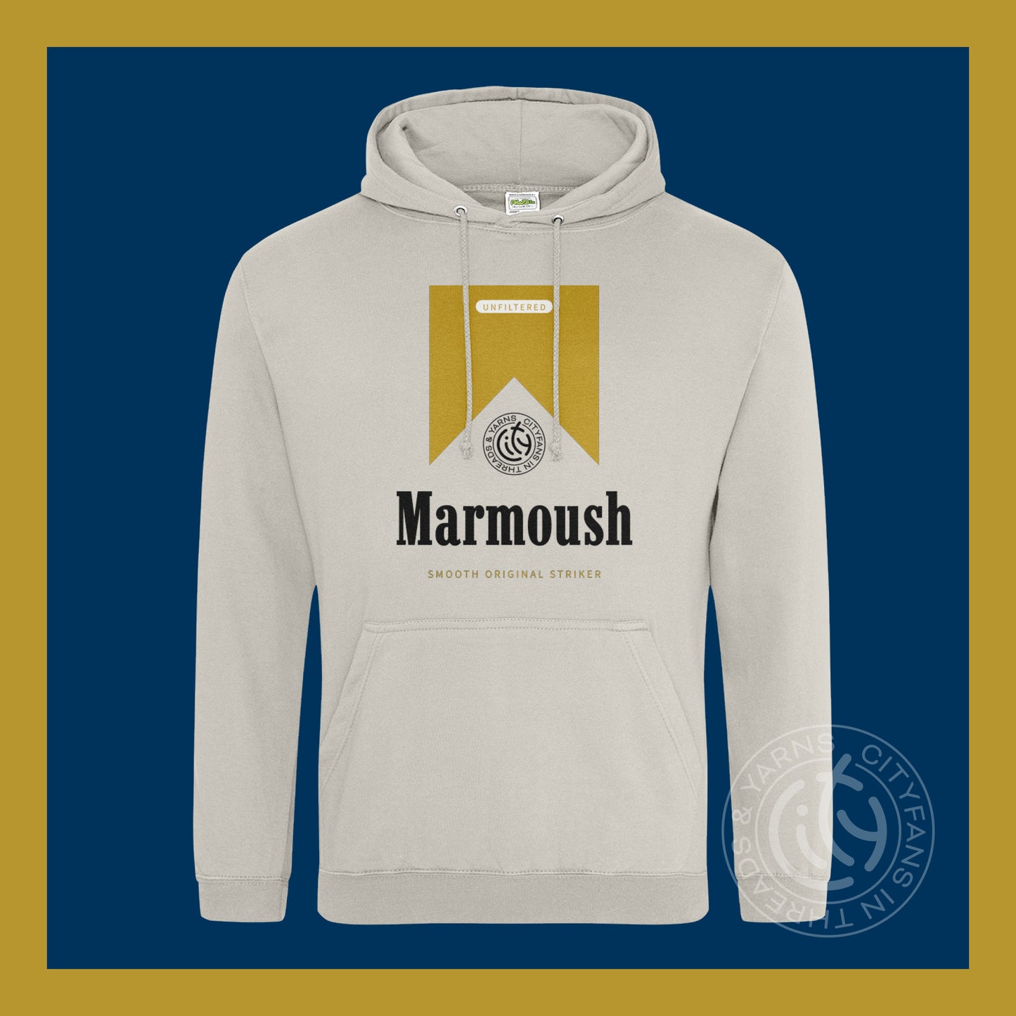 C-I-T-Y Marmoush natural stone hoodie